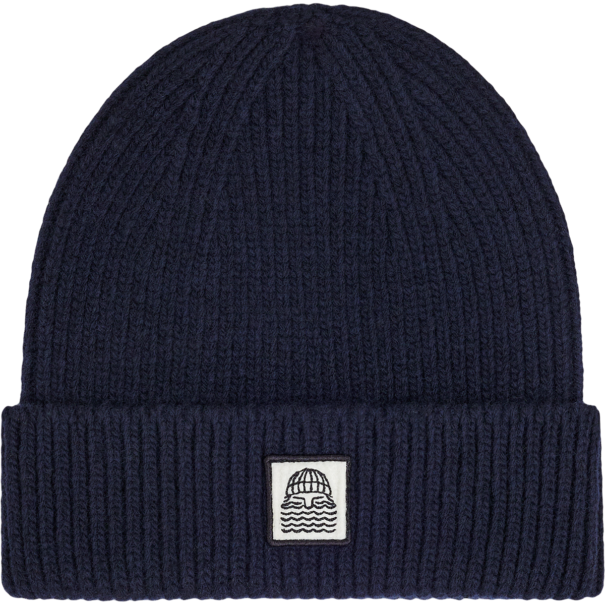 Bask In The Sun To The Sea Beanie Navy Unisex blau